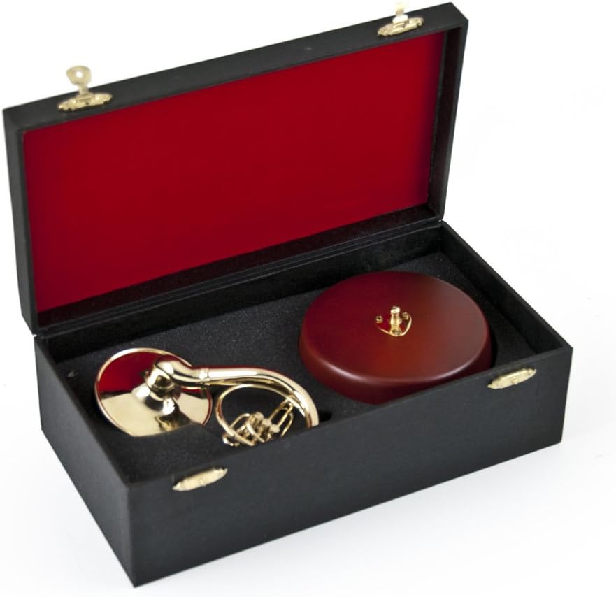 Amazing 18 Note Miniature Sousaphone (Tuba) with Rotating Musical Base - Many Songs to Choose - Nutcracker Suite