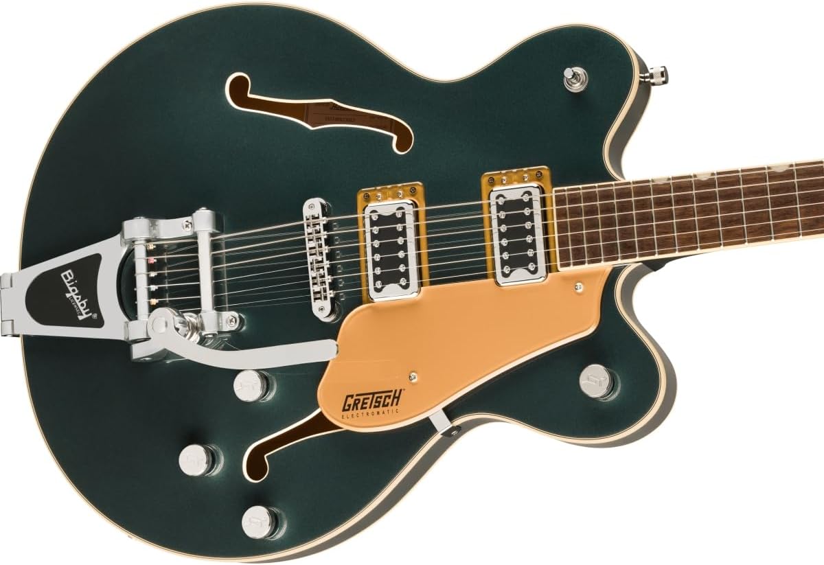 Gretsch G5622T Electromatic Center Block Double-Cut 6-String Right-Handed Electric Guitar with Bigsby Tailpiece (Cadillac Green)
