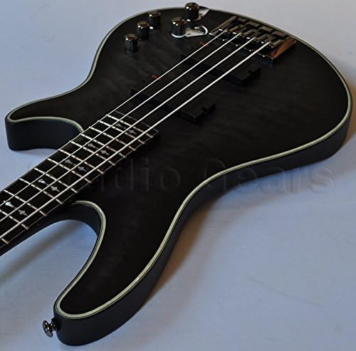 Schecter Hellraiser Extreme-4 4-String Bass Guitar, See-Thru Black Satin