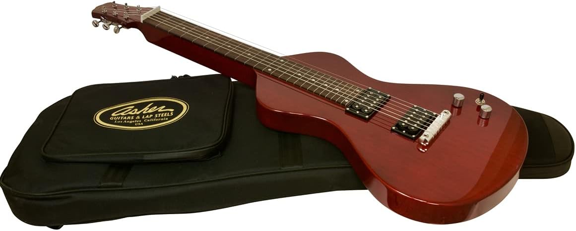 Asher Guitars Electro Hawaiian ® Junior Lap Steel Guitar - Trans Cherry with Gig Bag!
