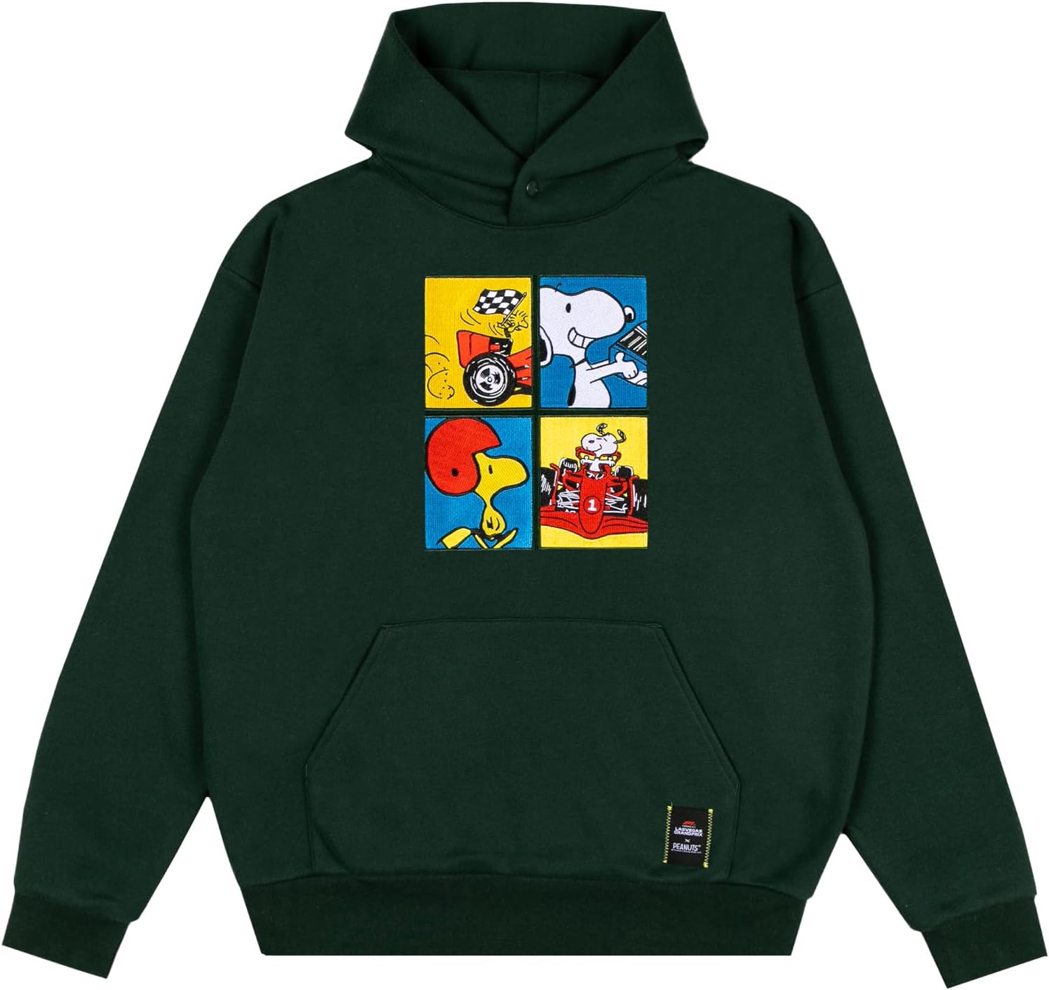 F1 Las Vegas Grand Prix Men's Peanuts Four of a Kind Hooded Sweatshirt