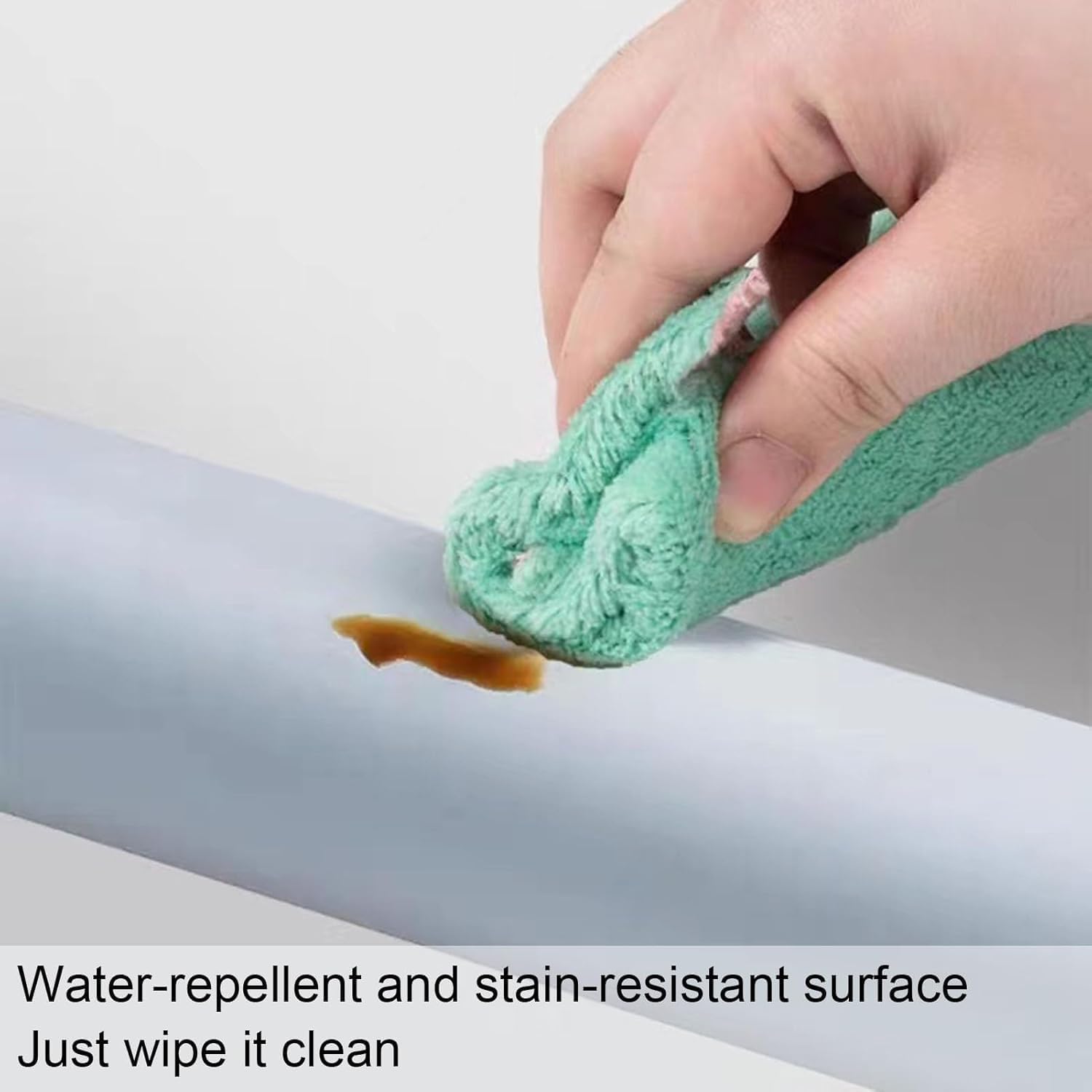 Foam corner protectors, Furniture Corner Protectors Guards Edge Bumper Strips Soft NBR Foam Cushion Adhesive Padding for Coffee Table Kitchen(Woody,10pcs)