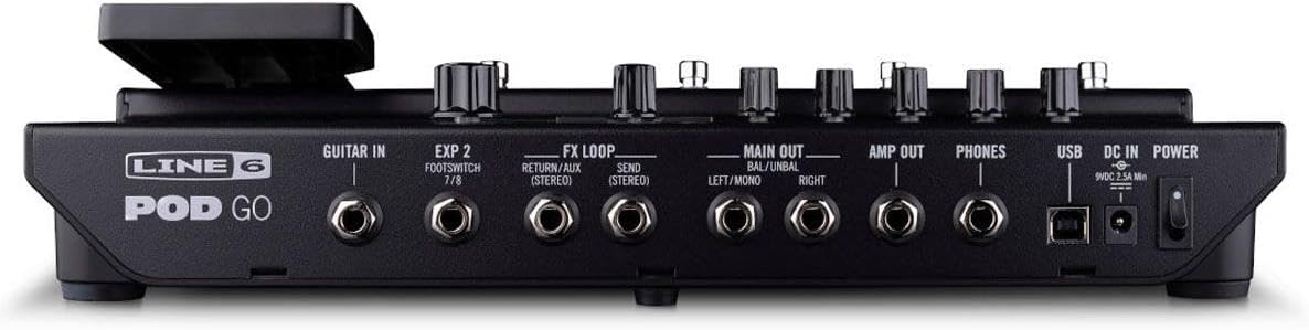 Line 6 POD Go Guitar Multi-Effects Pedal, Black