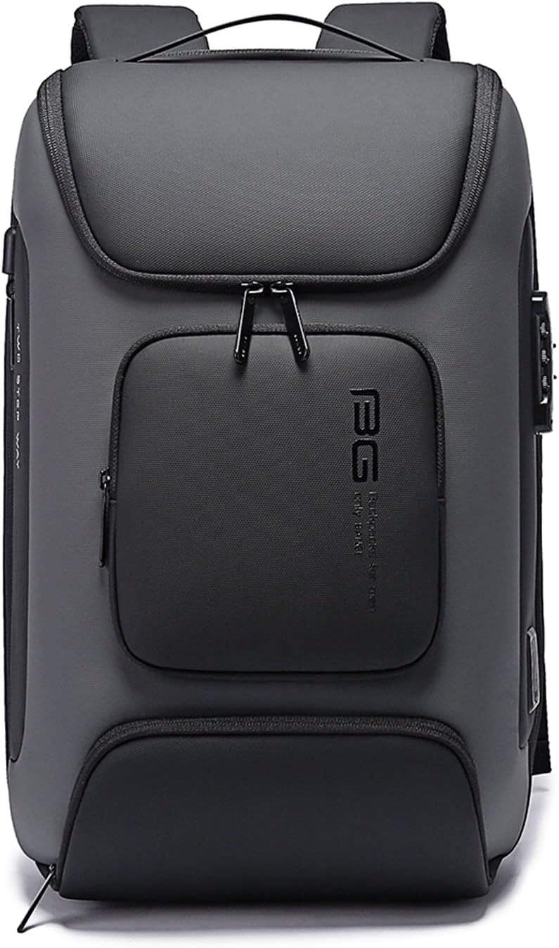 FANDARE Anti-theft Backpack Business Laptop Handbag Travel Large Daypacks fits 15.6 Inch Laptop with USB Charging Port Computer Bag Bookbag for Women Men Waterproof Rucksack Grey