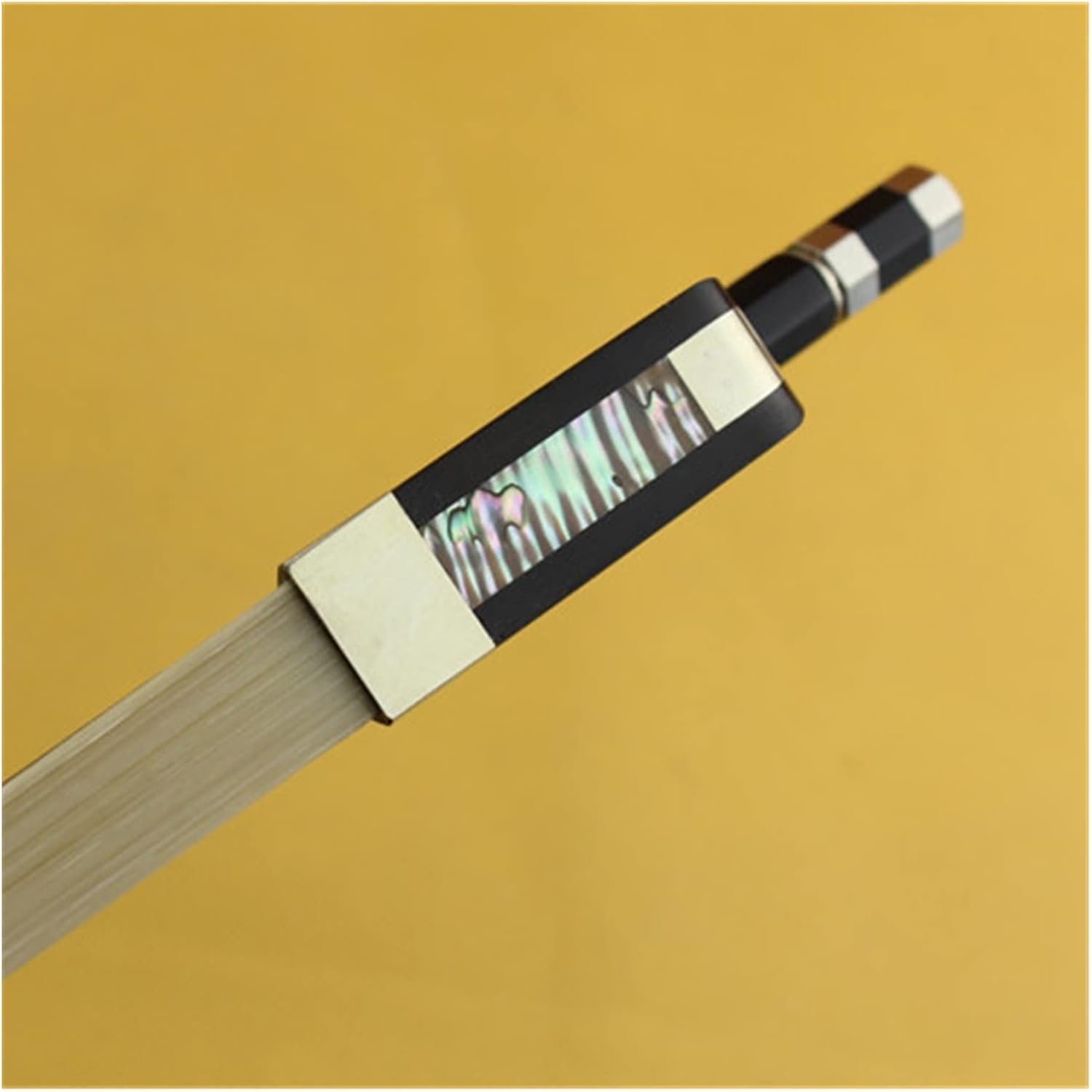 TSTS New 3/4 Professional Carbon Fiber Double Bass Bow Ebony Frog Professional Violin Bow