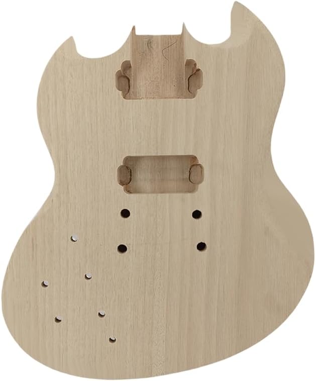 Electric Guitar Kit With Mahogany Body Mahogany Neck 6 String Left Handed Rosewood Fretboard 22 Fret 24.75 Inch For Building Guitar