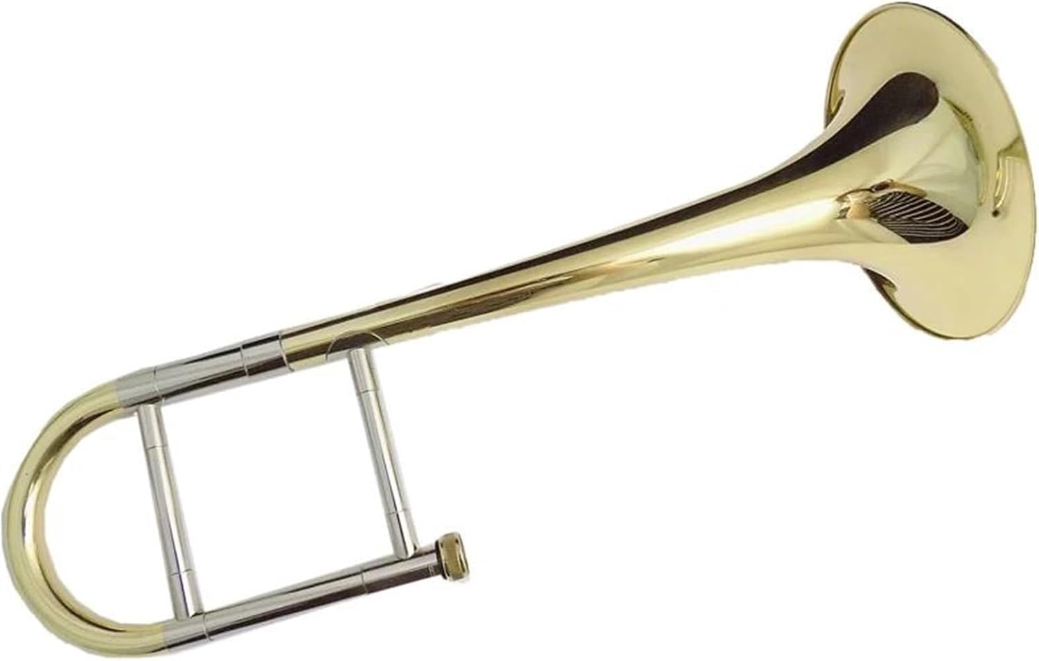 Professionals euphonium Musical Instruments Piston Trombone Eb Key Copper Brass Lacquer Silver With Case Mouthpiece(Silver plated)