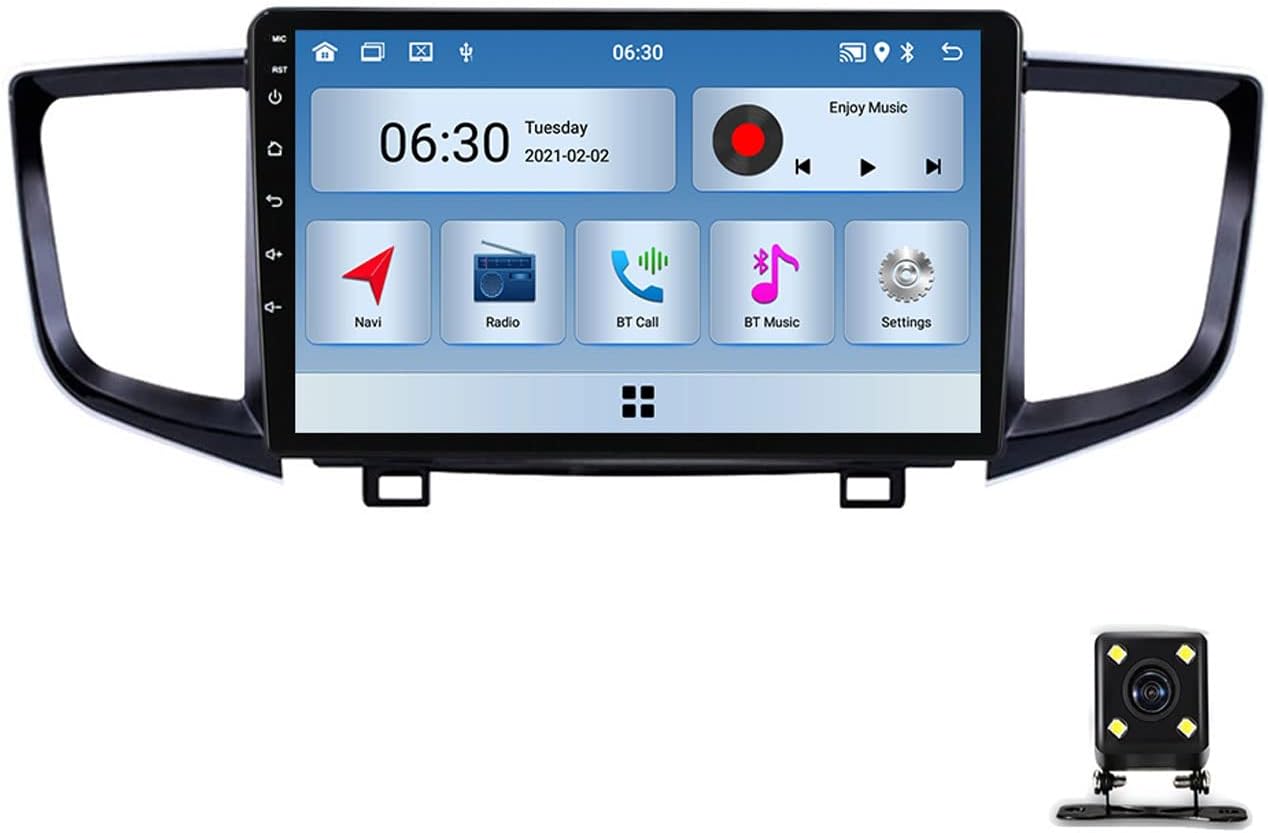 Double Din Car Stereo for Honda Pilot 2016~2019 Compatible with Carplay/Android Auto/Mirror Link, 9 Inch Touchscreen Car Stereo with Bluetooth MP5 Player, Backup Camera, FM Car Radio