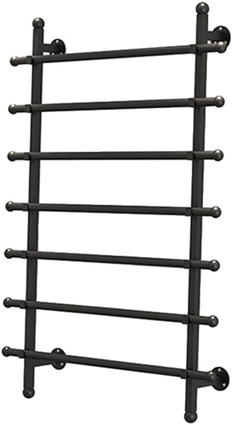 Wall Mount Ribbon Holder Organizer Rack, Wrapping Paper Display Rack, Vinyl Rolls Dispensing Rack, Retail Scarf Flower Shop Storage (Color : Black, Size : 31.5x3.9x47.2in)