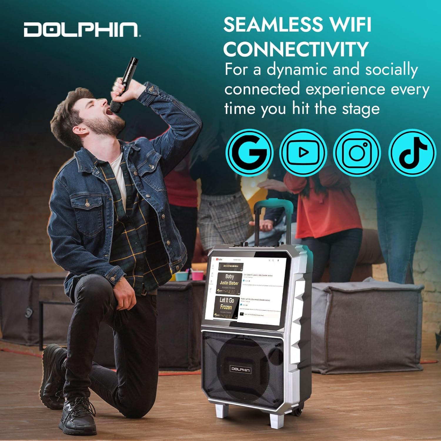 Dolphin KaraokeBox 85R Portable Karaoke Machine | 14