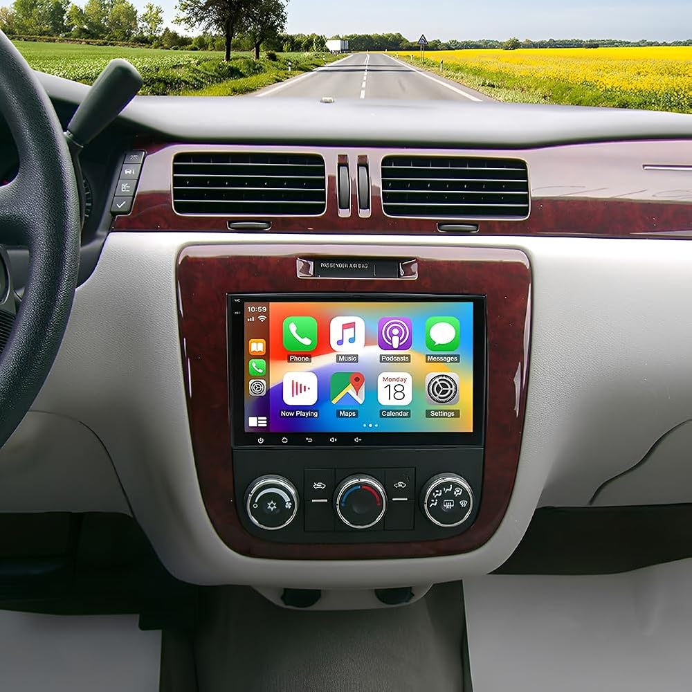 Android 14 Double Din Car Stereo Radio for 2006-2013 for Chevrolet Impala 8