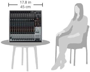 Behringer XENYX X2442USB Premium 24-Input 4/2-Bus Mixer with XENYX Mic Preamps and Compressors, British EQ, 24-Bit Multi-FX Processor and USB/Audio Interface