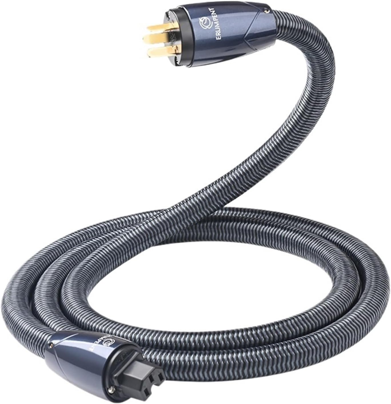 HiFi Power Cable for CD Amplifier Power Filter Square OCC US/EU/AU Vseries Connecter Noise-free Power Cord(AU Plug,3m)