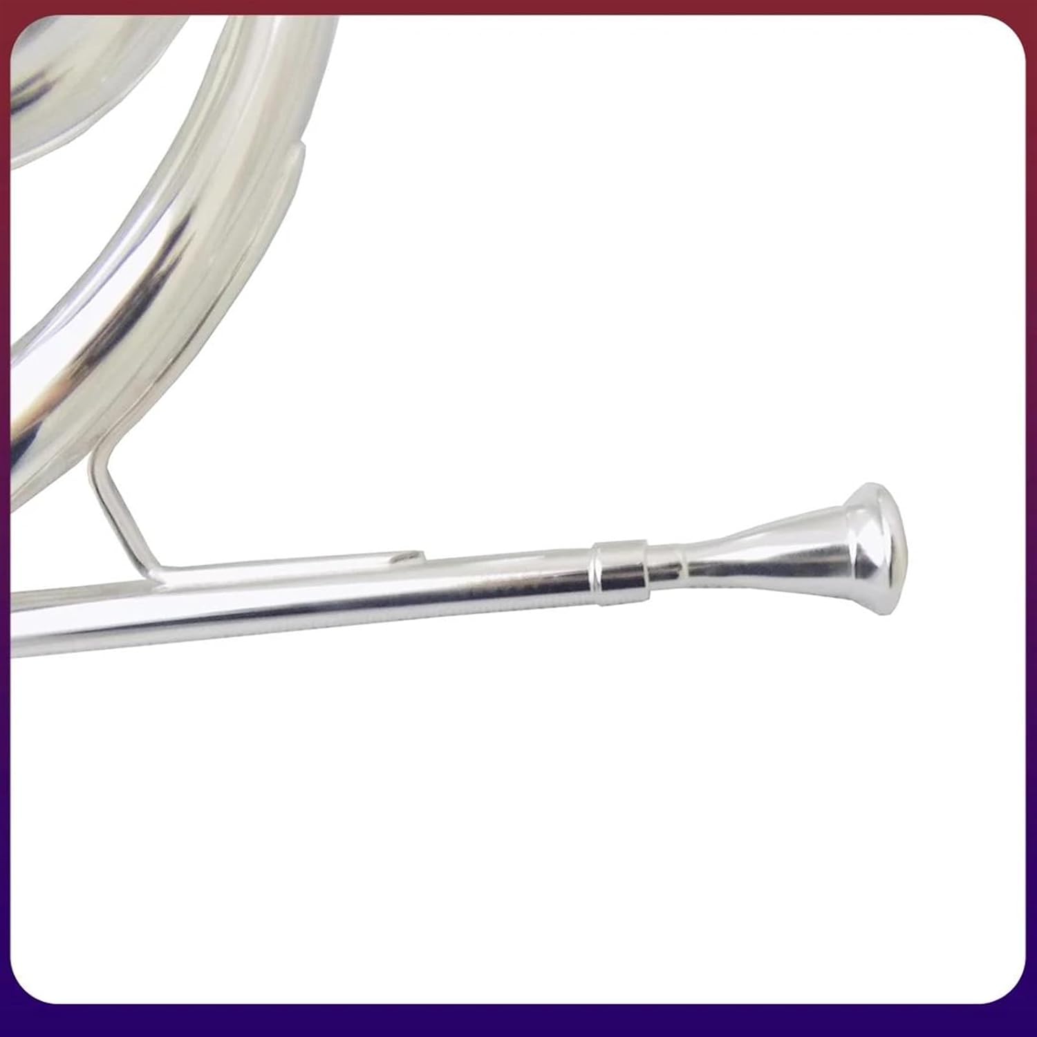 Brass French Horn F/Bb Double French Horn Musical Instruments Divided Silver Plated With Case Mouthpiece Copper Material