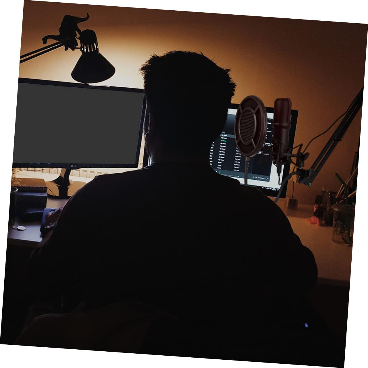 Condenser Microphone Headphone Mic USB Microphones Noise Canceling Microphone Live Streaming Microphone Streaming Mic with Stand Gaming Microphone Home Microphone Microphone Set Stands