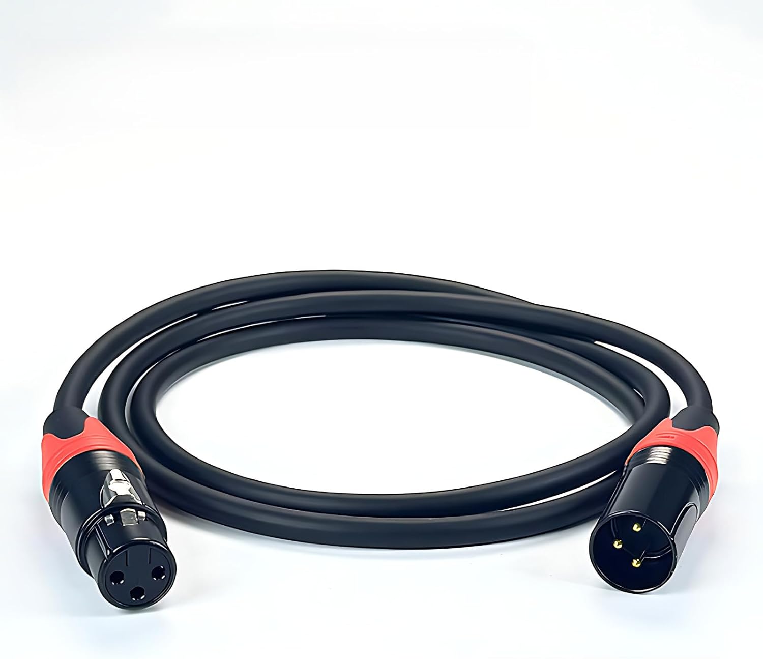 XLR Male to Female Mic Cable 3.5mm 6.5mm RCA Adapter Audio Line (50Meters,XLR M-XLR F)