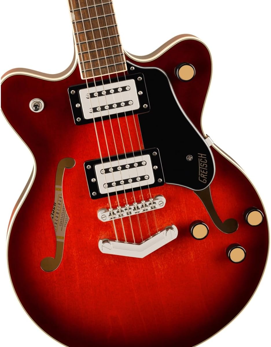 Gretsch G2655 Streamliner Center Block Jr. Double-Cut Semi-hollowbody Guitar - Claret Burst