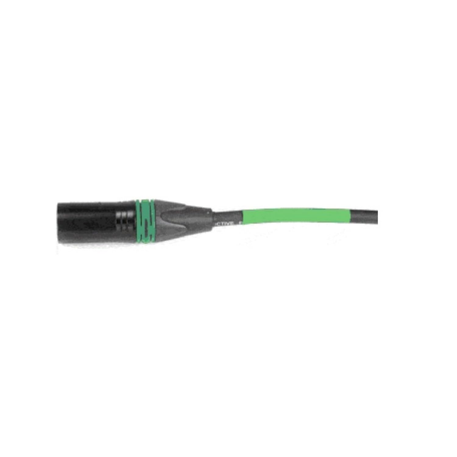 Elite Core AVLGear CSM2-RAFN-30 | XLR Male to XLR Right Angle Female Durable Quiet 30 Feet Mic Cable Green with Green Ring