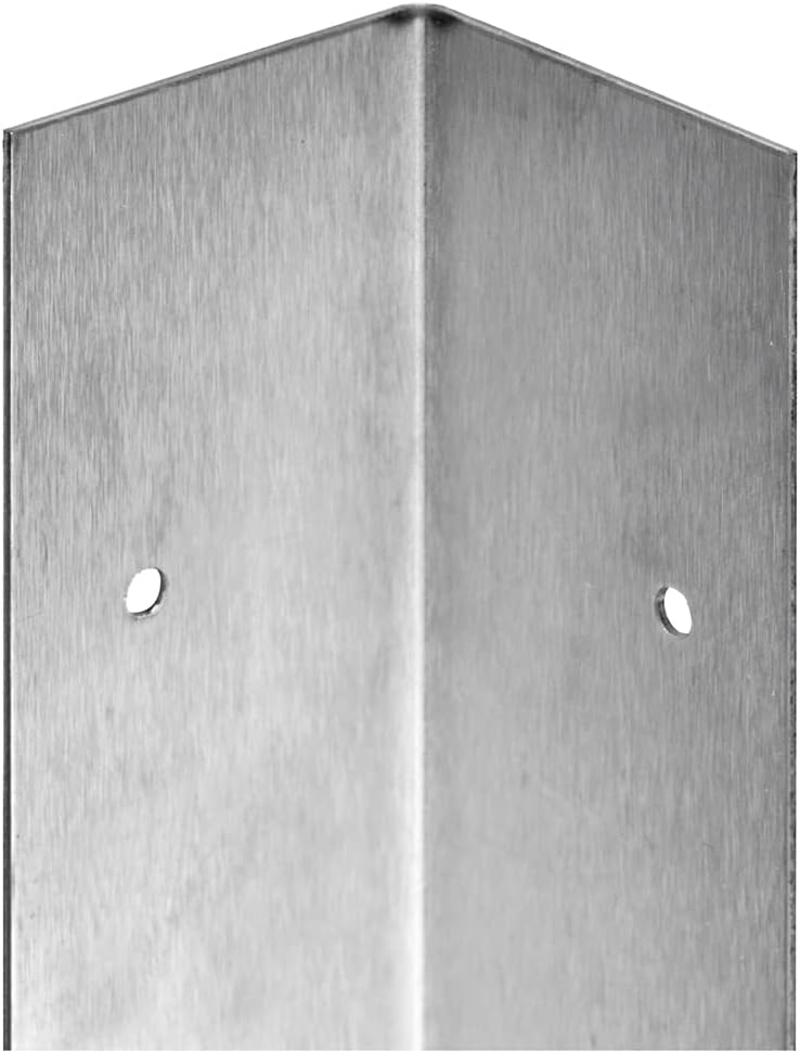 Prime-Line MP10857 Stainless Steel Corner Shield with Fasteners, 2 x 48 In. (6 Pack)