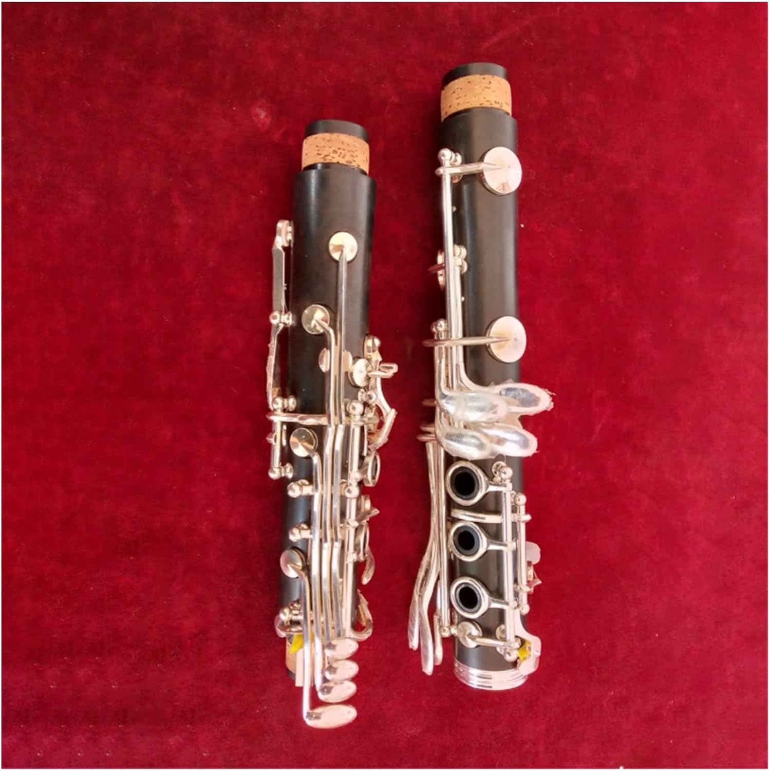 C Key Clarinet Ebony Professional Woodwind Instruments Clarinet Black Tube Good Material and Sound Clarinet for Beginner