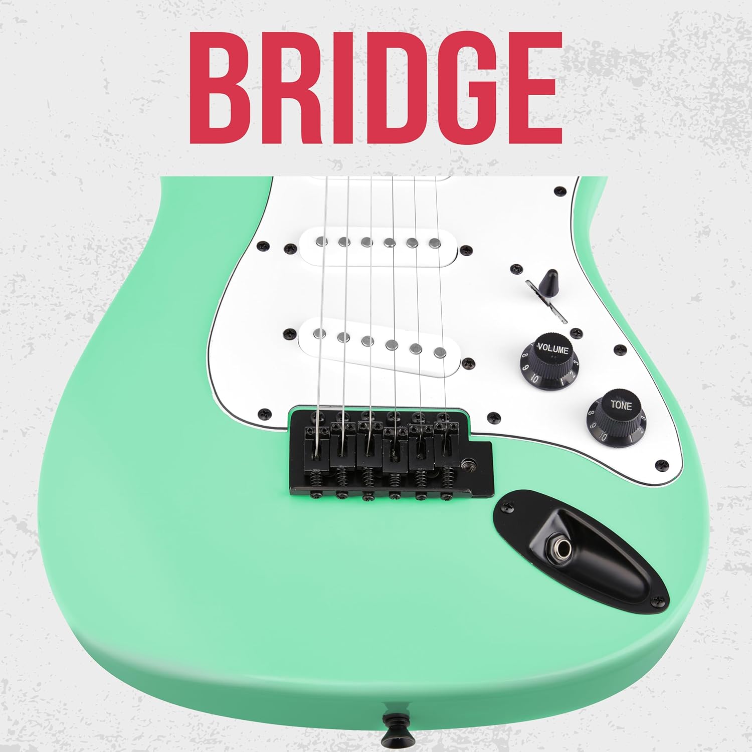 LyxPro CS 30” Electric Guitar Kit for Beginner, Intermediate & Pro Players with Guitar, Amp Cable, 6 Picks & Learner’s Guide | Solid Wood Body, Volume/Tone Controls, 5-Way Pickup - Green