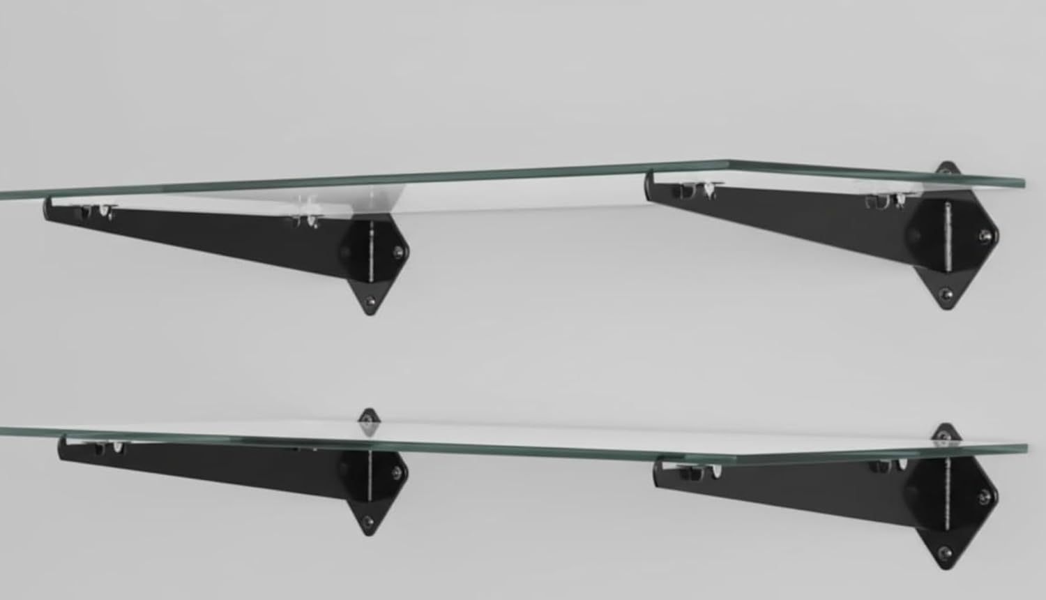 WISDOMFUR 5-Pack Tempered Glass Shelf Panels – 14