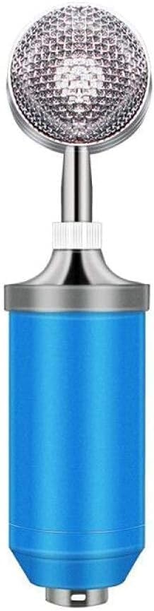 Microphone Condenser Microphone Set, Recording Microphone Microphone Set for Chatting and Singing, Blue