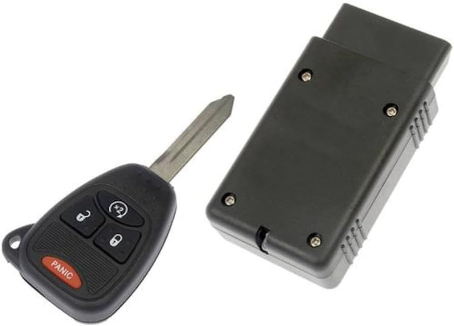 KarParts360 for Ram Dakota 2011 Keyless Entry Remote | Black Color | 4 Buttons | Replacement for 68002316AA, 68002316AB