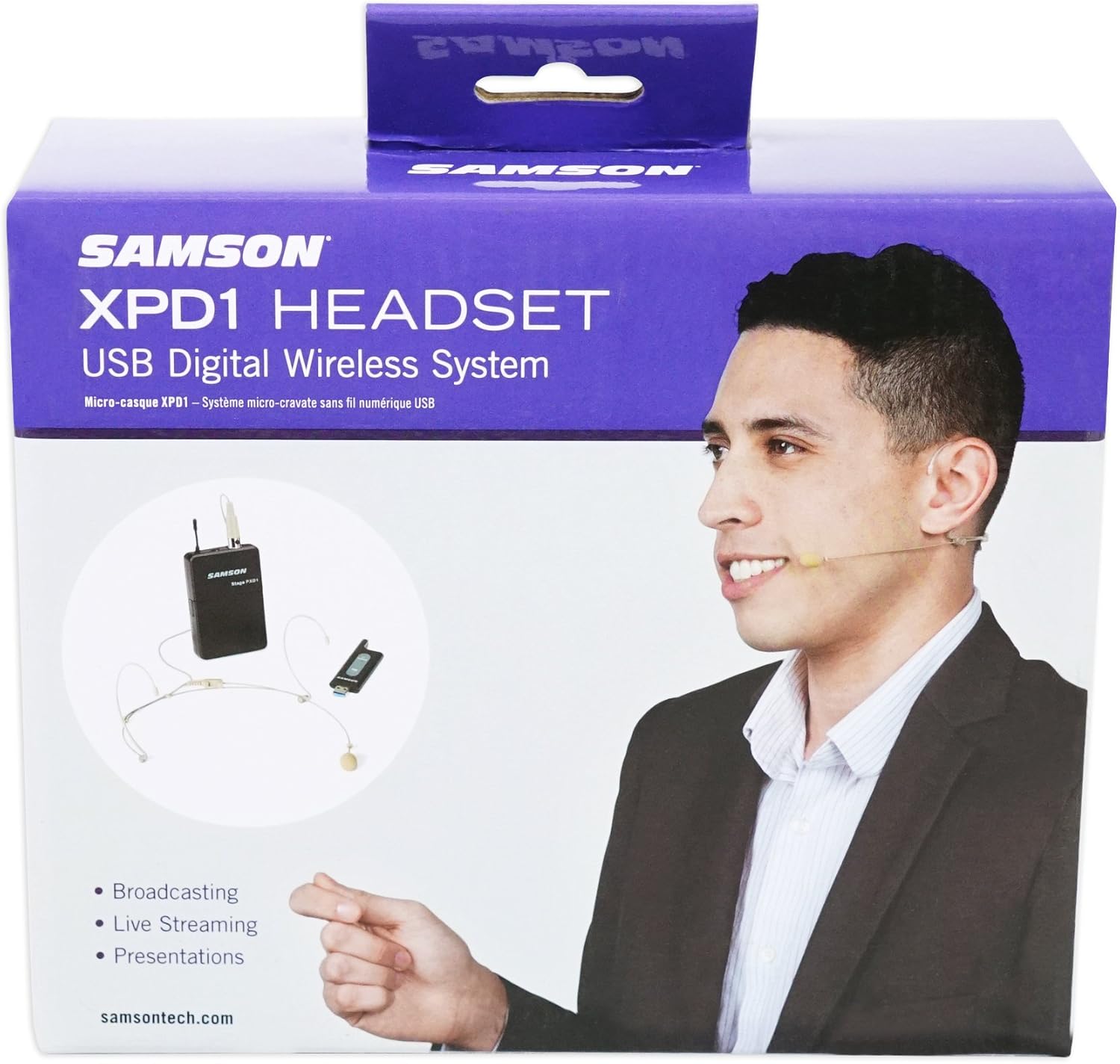 SAMSON Stage XPD1 Headset USB Digital Wireless System