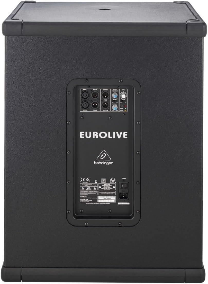 Behringer EUROLIVE B1800XP High-Performance Active 3000 Watt PA Subwoofer with 18