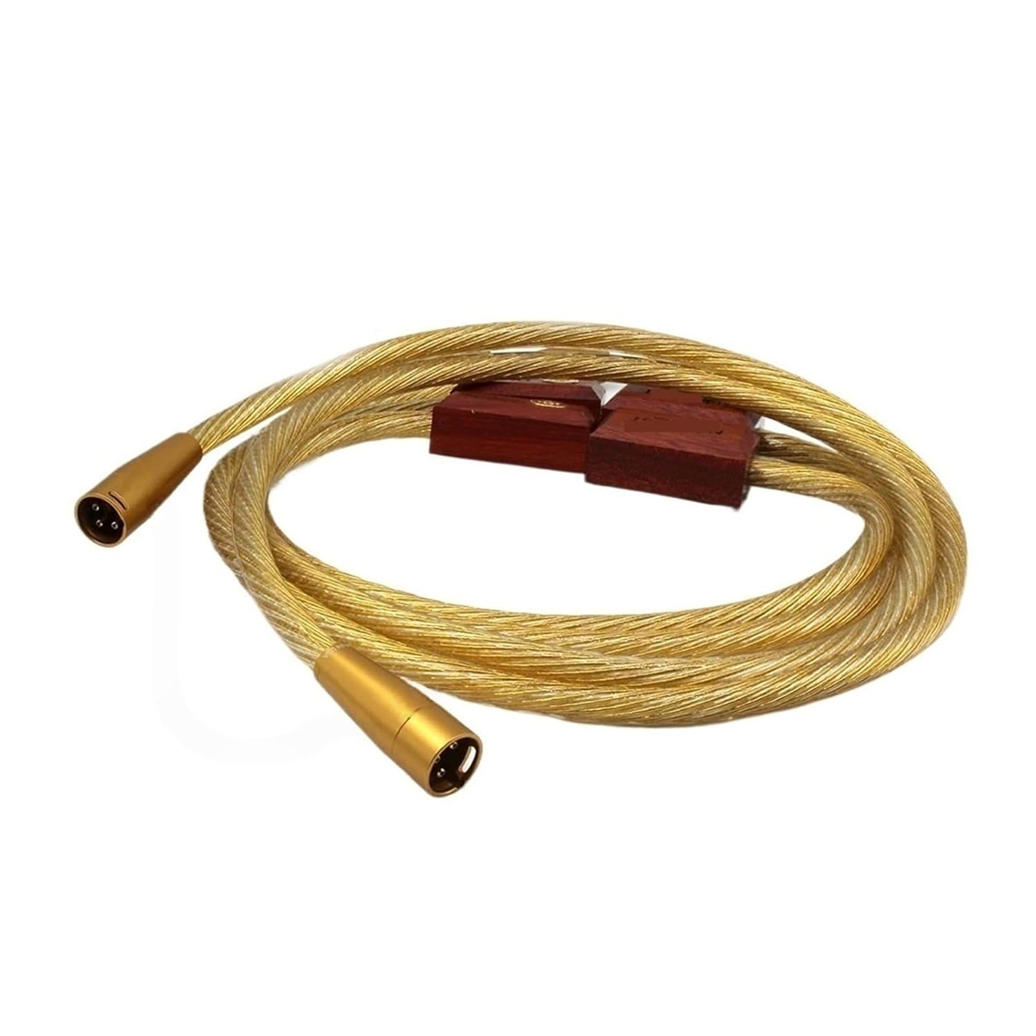 Connector Gold Audio interconnects Cable Audiophile for Amplifier CD(XLR Cable,1m)