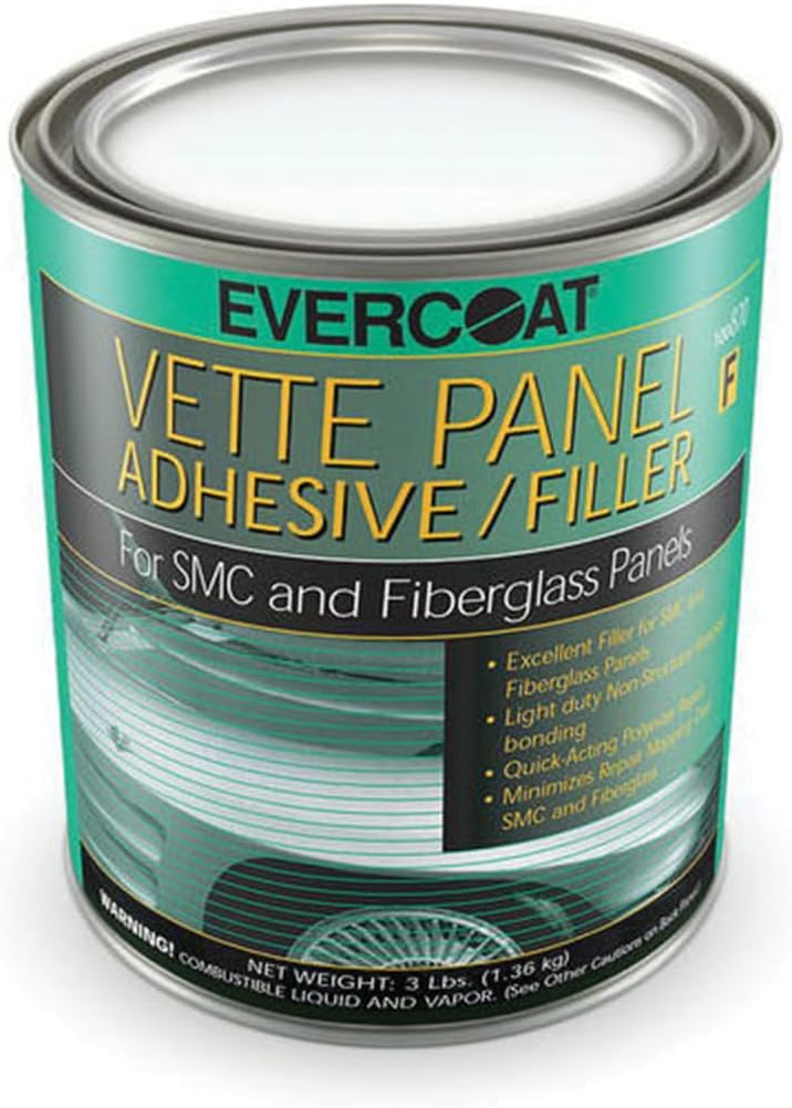 Fibreglass Evercoat 870 Vette Panel Adhesive/Filler - Quart