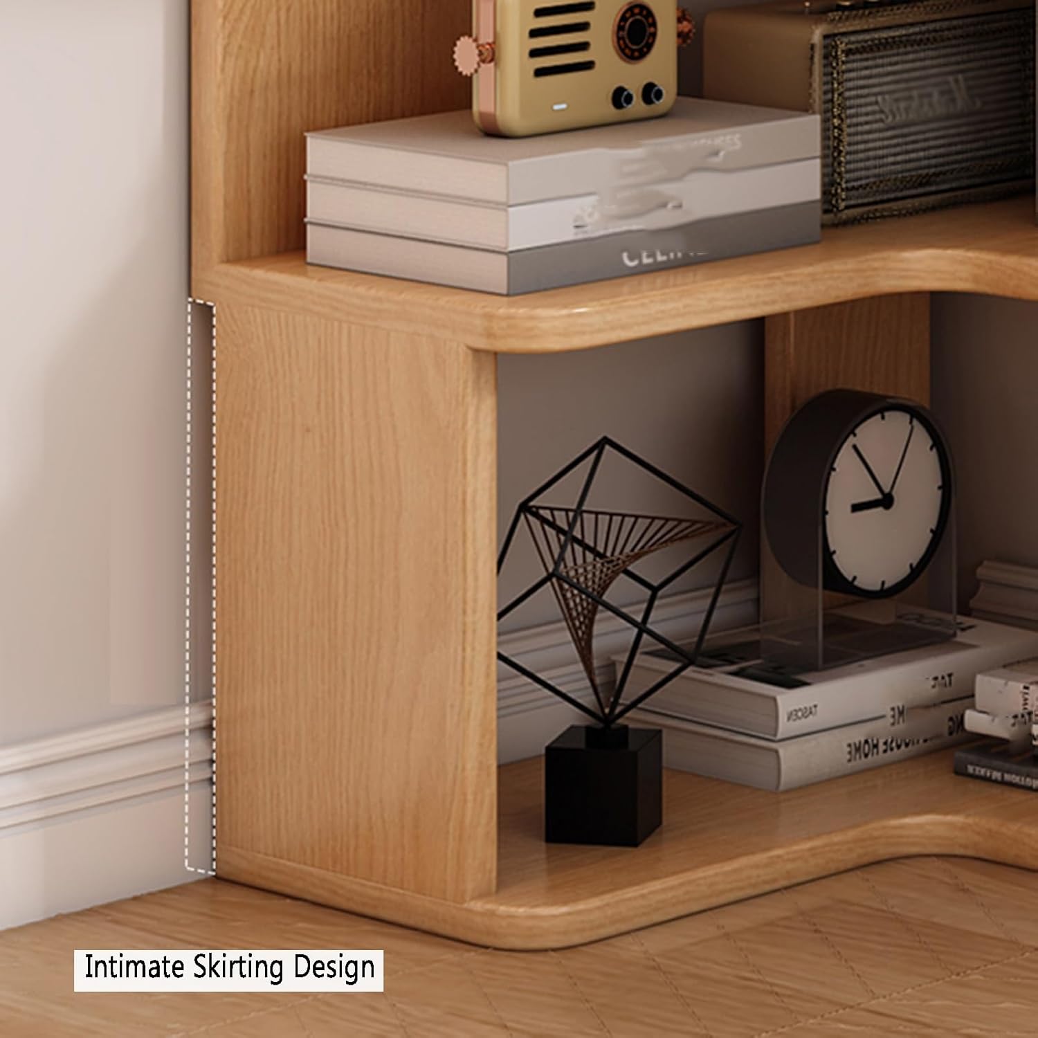 2/3/4/5 Layer Corner Bookcase, Industrial Bookshelf Wall Mounted,Storage Display Rack,Etagere Shelf Storage Rack,for Office,Living Room(White,4tier) (Black 3tier)