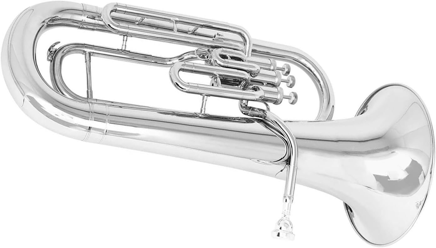 Bb B Flat Euphonium 3 Key Vertical Brass Instrument With Accessories Euphonium All-brass Instrument