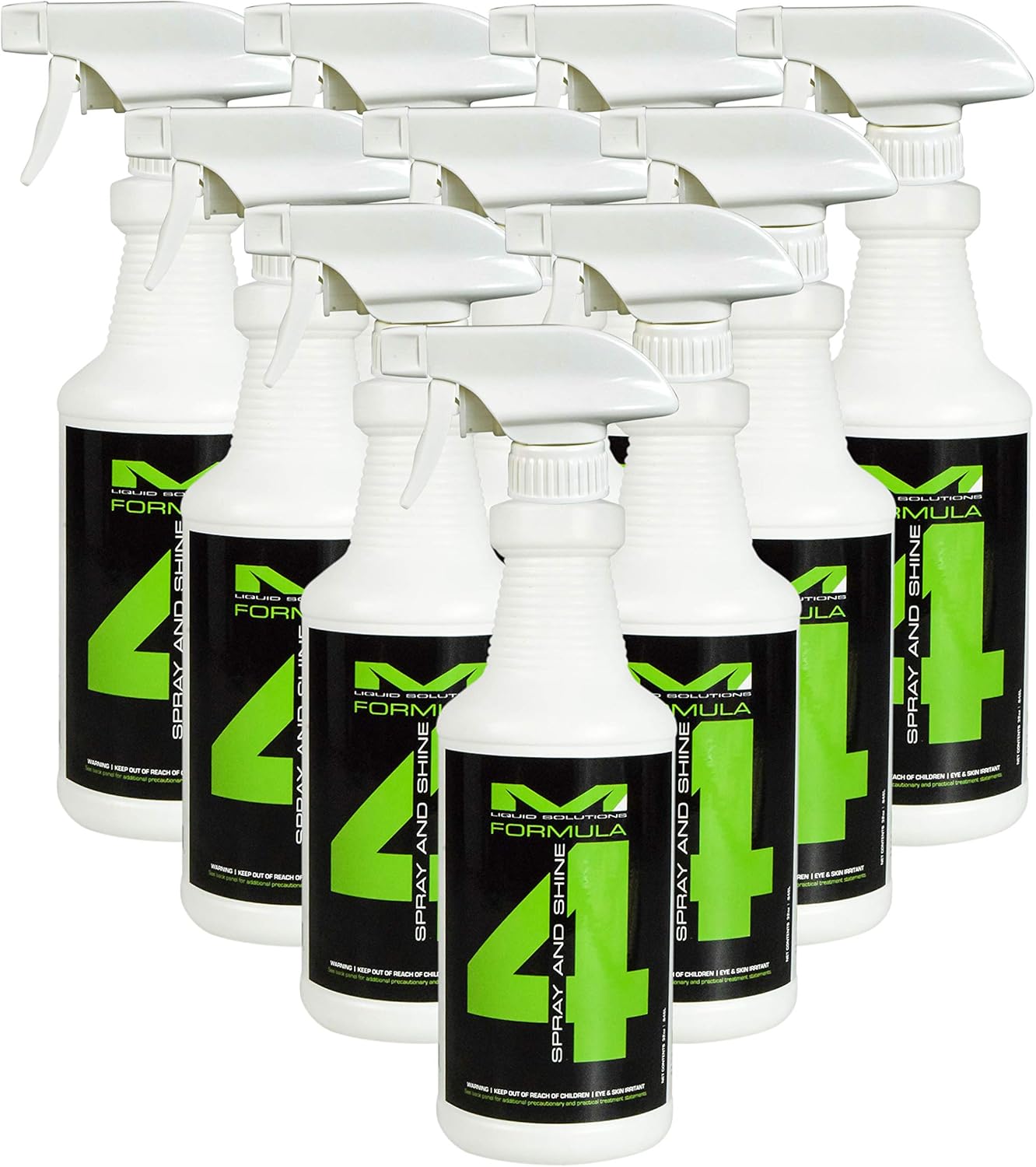Matrix Liquid Solutions Formula 4 Biodegradable Spray & Shine Detailer 32oz 10 Pck