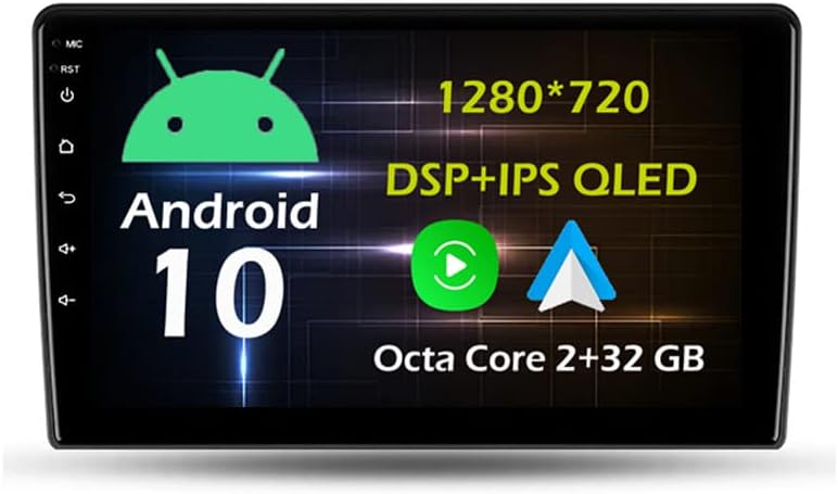 10.1''Android Car Stereo Radio for Renault Duster Arkana 2019 Octa Core Android 10.0 Touchscreen Headunit supports GPS Navigation Carplay Android Auto Bluetooth SWC DSP AHD Backup Camera-2+32