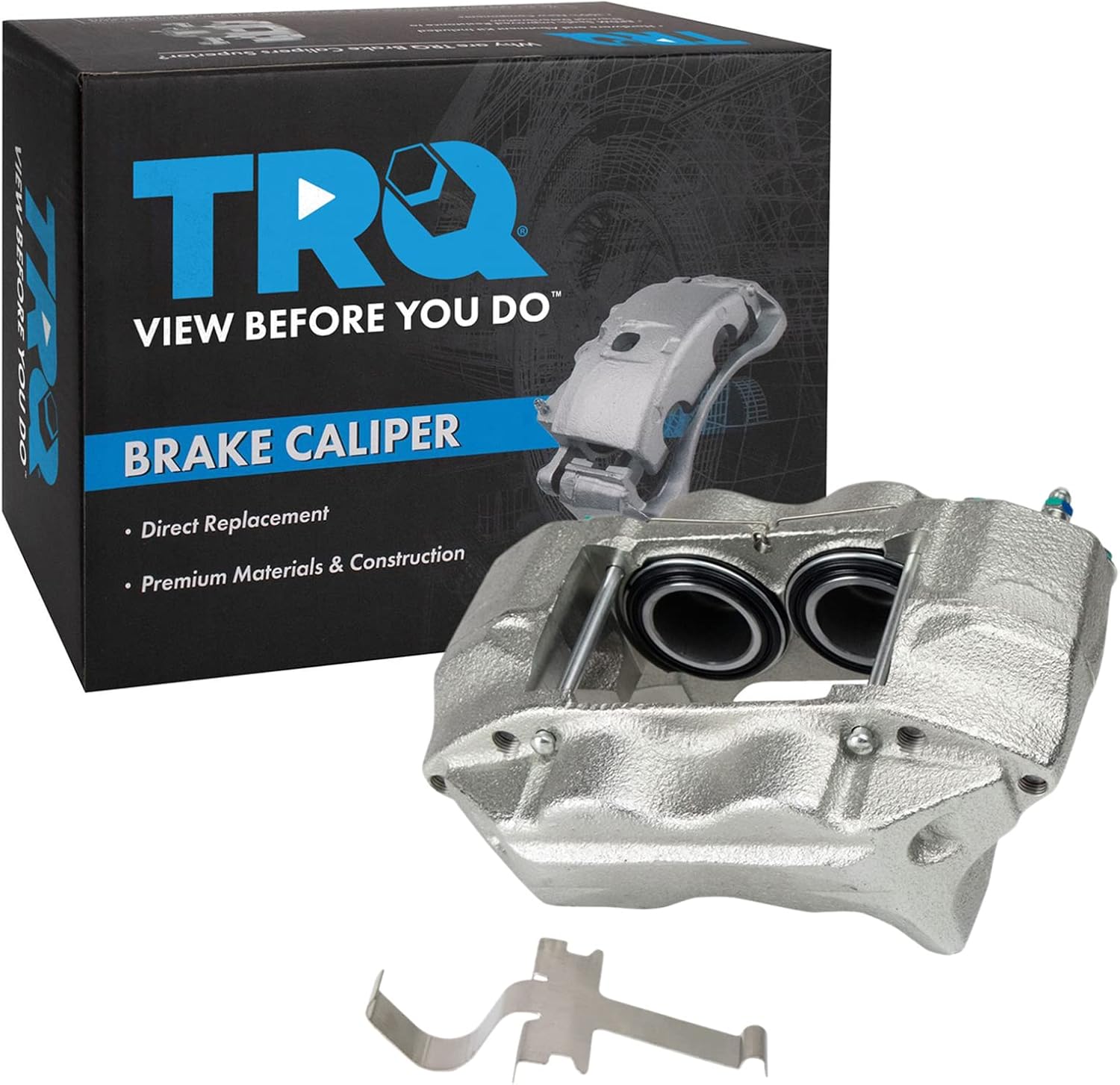 TRQ Front Right Brake Caliper Passenger Side Compatible with 1996-2002 Toyota 4Runner 2004 Tacoma