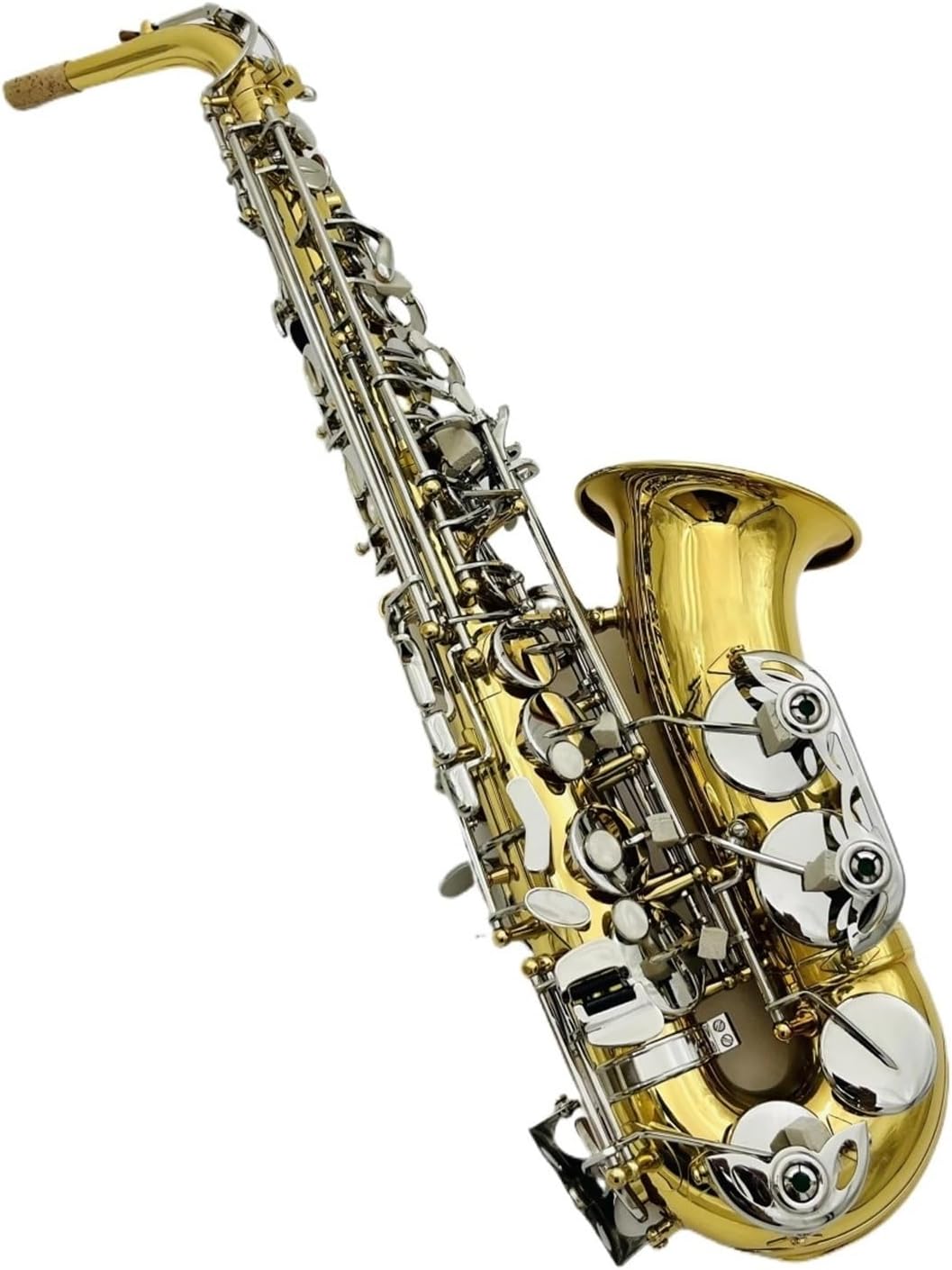 Woodwind Instruments Professional Instrument Eb Alto Saxophone Brass Lacquer Band Sax With Case (Color : MULTI)