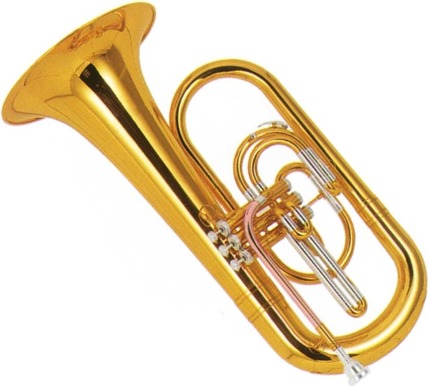 Beginner euphonium Gold Lacquer Tone Bb Marching Euphonium