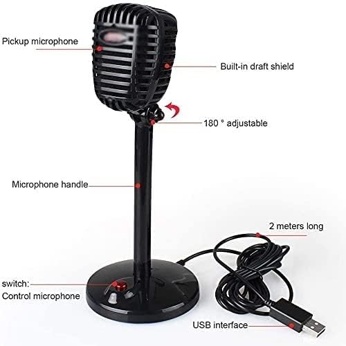 USB Streaming Microphone Professional Recording PC Laptop USB Microphone for Streaming Recording Podcast Singing