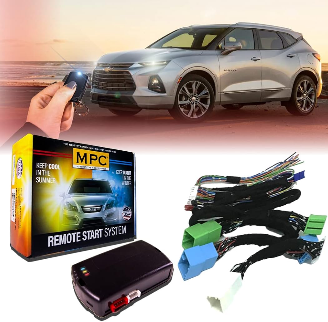 MPC Remote Start Kit Compatible with Chevrolet Blazer 2019-2023 || Push-to-Start || Uses Factory Fob || Includes Software Loader || Premier USA Tech Support
