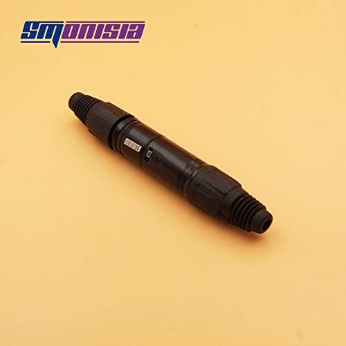 Davitu Electrical Equipments Supplies - Smonisia 100Pcs/lot 3p/4p/5p XLR Connector Male/Female Microphone Panel Mount Socket 3/4/5 Core XLR Converter Adapter Black - (Connector Type: Male, Pins: 4P)