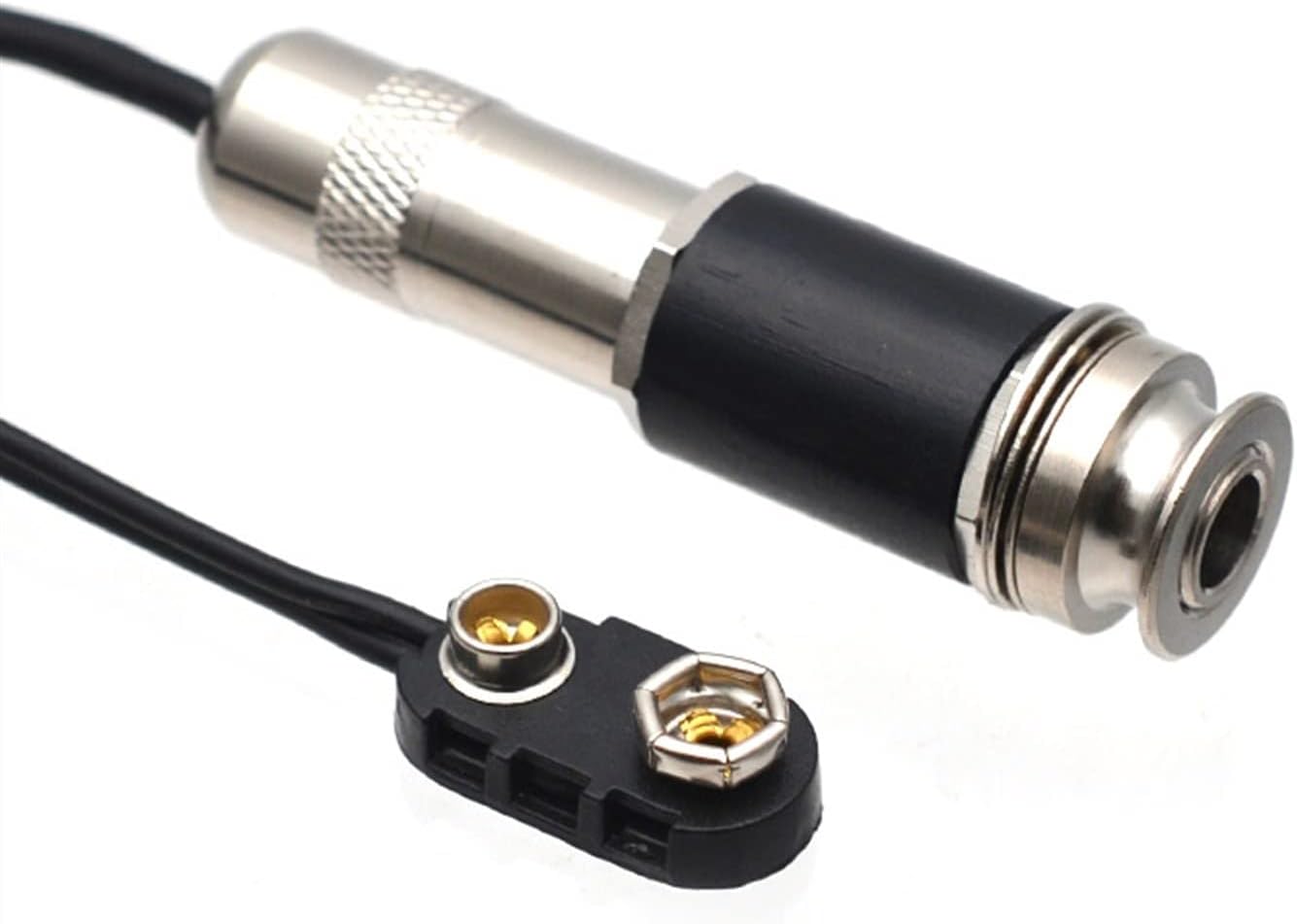 KESHUO Active Acoustic Guitar Pickup Humbucker Sound-Hole Pickup Magnetic + Mic Excellent Bass & Mid-Range Pickup Acoustic