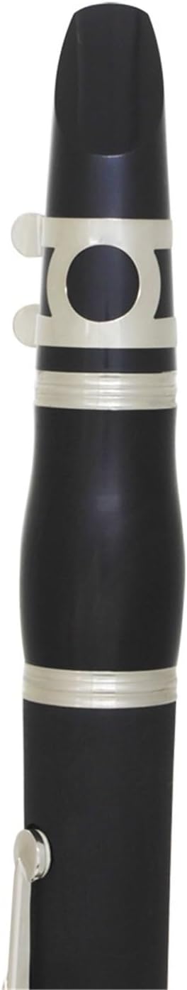 Clarinet Replacement Parts B Flat Clarinet Ebony Tube Clarinet Tube Black With Metal Silver Edge Professional Tuning Wind Instrument Accessories