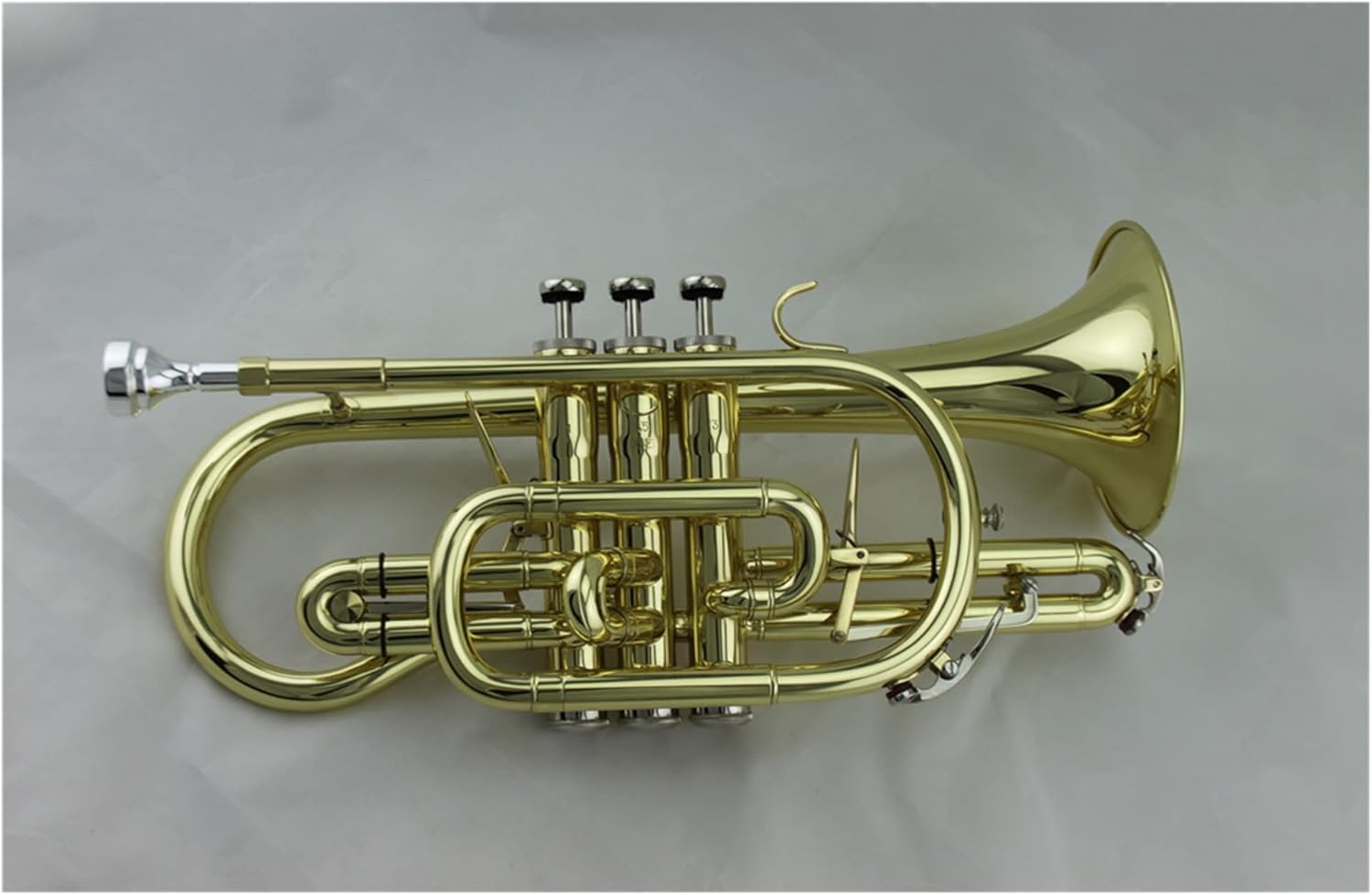 Trumpets Beginner Brass Body Gold Lacquer Tone Bb Cornet with Box Standard Student Cornet Trumpet Set
