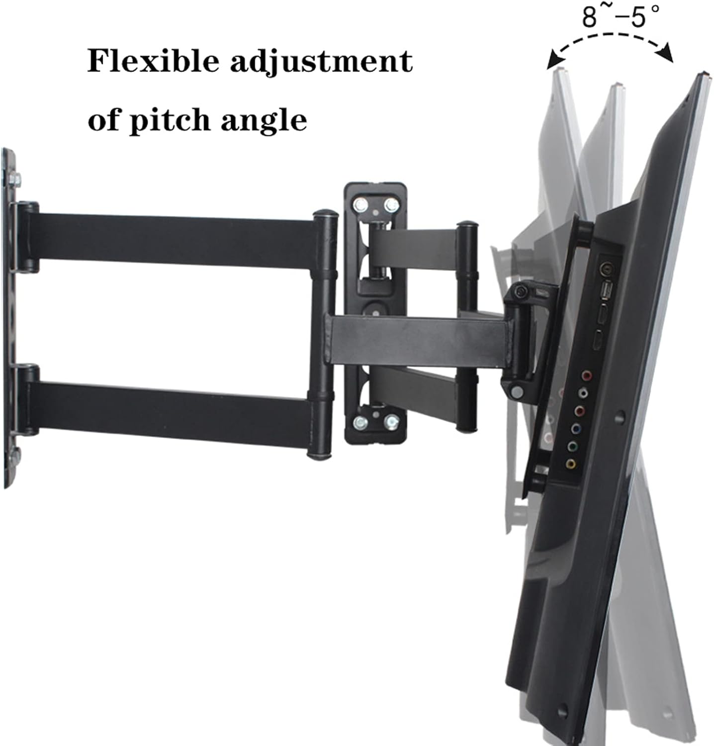 TV Mounts Universal TV Stand Corner Wall-Mounted TV Bracket Six-arm Rotating Extension Tilting Double Base Bracket for Most 37