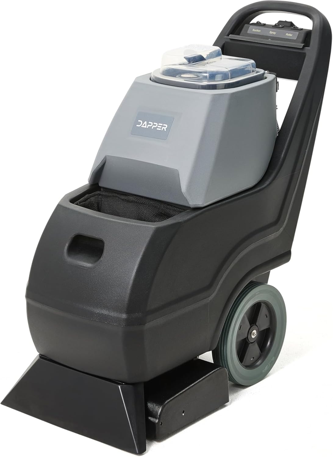 Commercial Carpet Cleaner Extractor 10-Gal Solution Tank 8-Gal Recovery Tank, 18” Cleaning Path, Low Noise Powerful Carpet Cleaner for Hotels, Offices, Large Areas & Professional Use