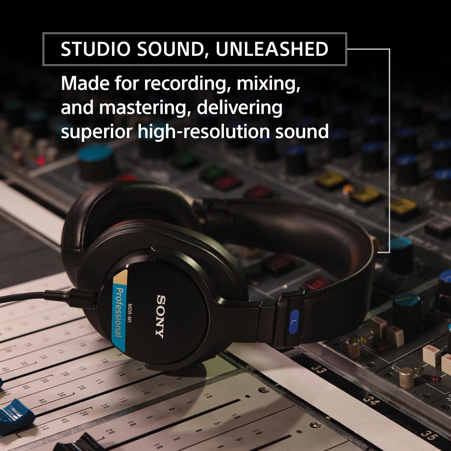 Sony MDR-M1 Professional Reference Closed Monitor Headphones