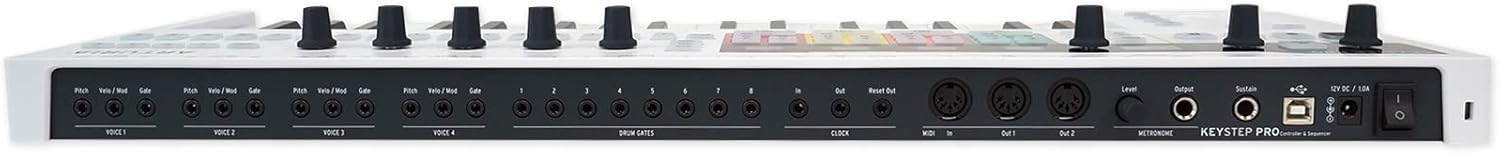 Audiosavings Bundle: Arturia Keystep Pro Sequencer 37-Key Midi USB DJ/Recording Keyboard Controller Bundle with Rockville RPB50 Large & Loud Portable Bluetooth Speaker with LED+Long Battery (2 Items)