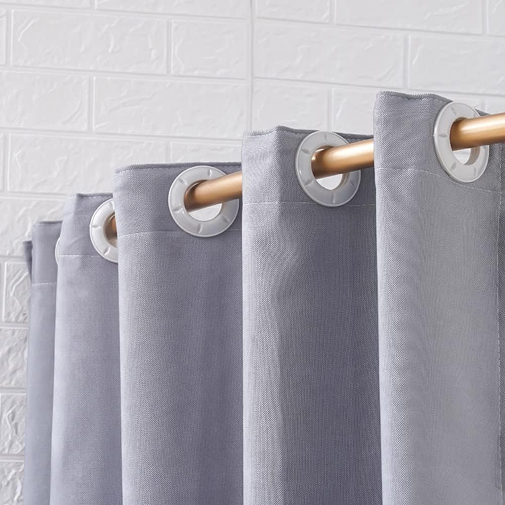Retail Dressing Room Curtain Rod - Wall Mount Metal Rod - L-Shaped Corner Fitting Room Shelf - Shower Curtain Rod (Color : Gold, Size : 90x110cm)